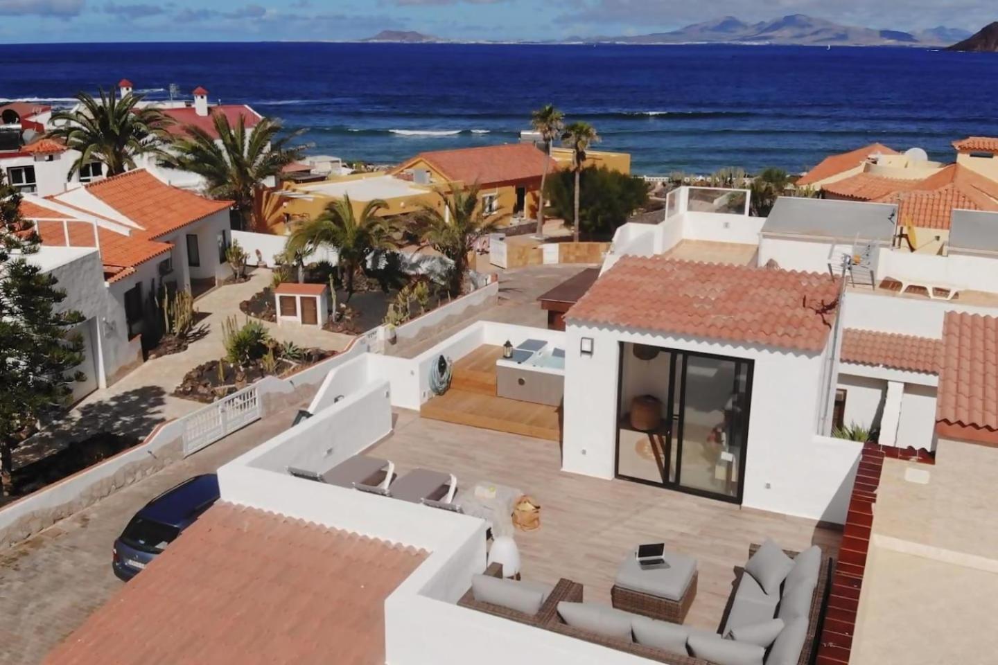 Villa Aloha Jacuzzi Y Vistas Al Mar Corralejo Extérieur photo